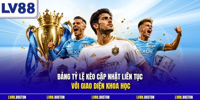 Bảng tỷ lệ kèo cập nhật liên tục với giao diện khoa học