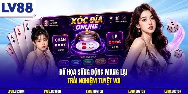 Đồ họa sống động mang lại trải nghiệm tuyệt vời
